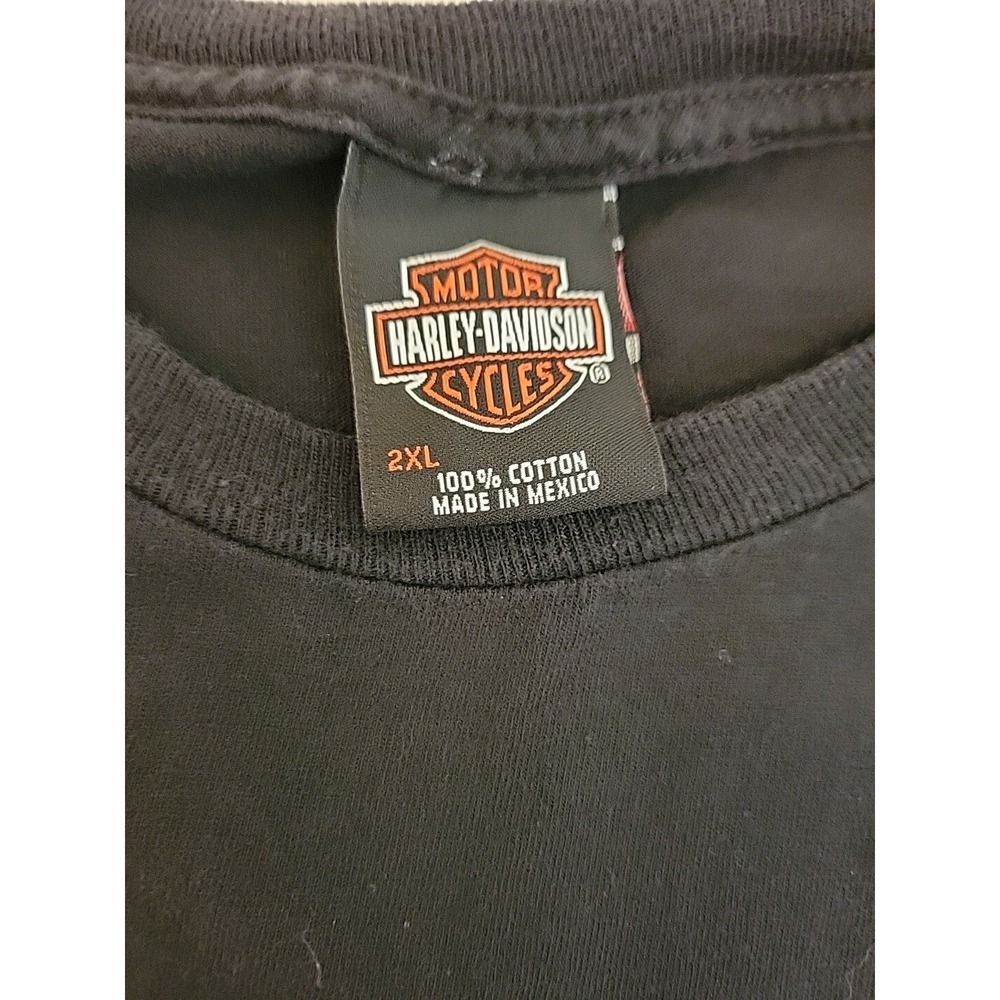 Harley Davidson T Shirt Mens 2XL Black Bahamas 2009 Skull Cotton - Picture 3 of 7